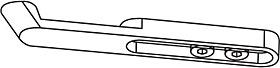 G120 stříbrné ramínko s hákem