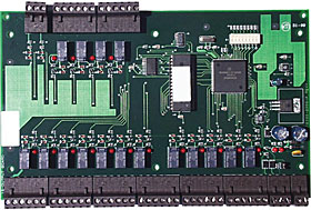 I/O modul se 16 reléovými výstupy systému PRO-2200