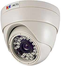 IP kamera dome D/N, ICR, 1/3", 720x576, 12V, PoE, f=4.3mm, IR přís, 3-axis audio