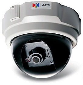 IP kamera dome den/noc, ICR, 1/3", 1,3MPix, 12V, PoE, f=4.2mm, audio