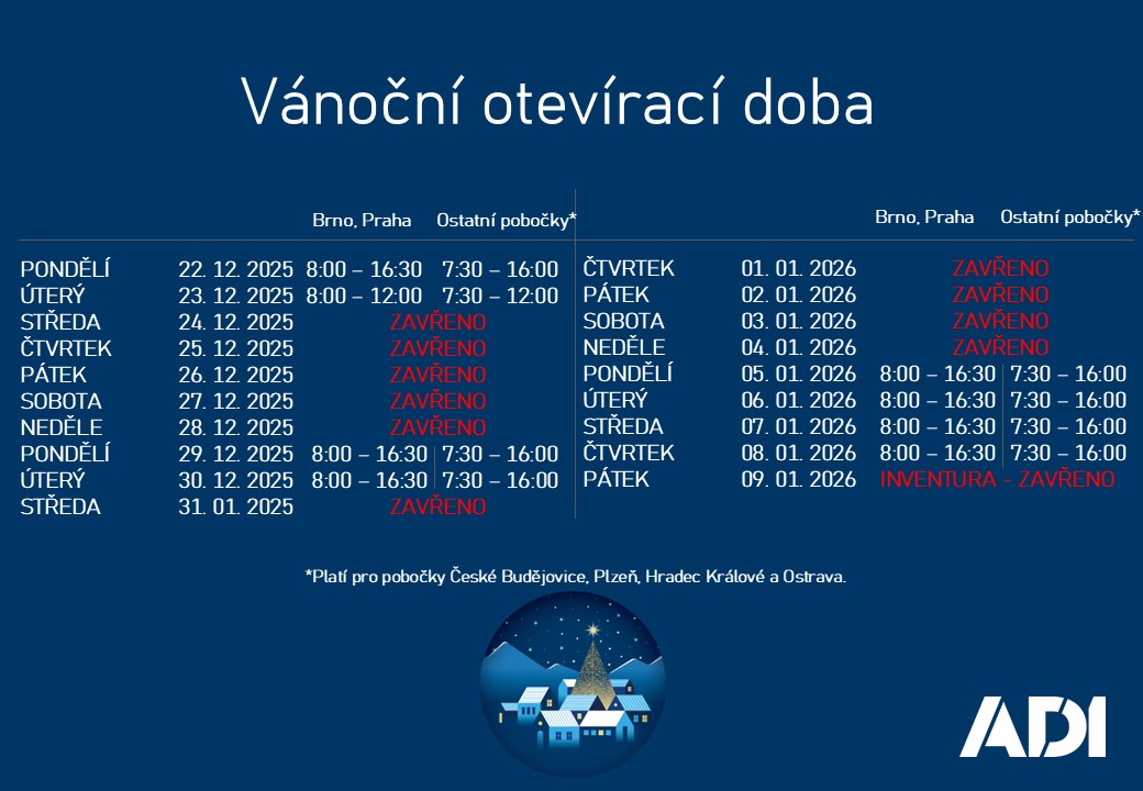Vánoční otevírací doba