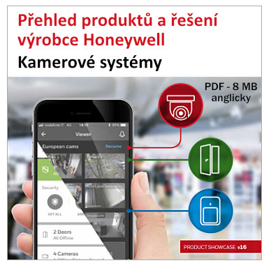 Přehled produktů a řešení výrobce Honeywell - Kamerové systémy