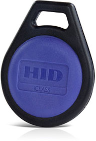 iCLASS SE (SIO) 32Kb contactless keyfob, rounded