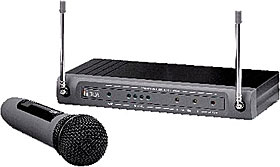 Bezdrátový set s ručním mikrofonem, UHF, diverzitní, 4 kanály, pásmo 863-865 MHz