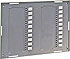 LED front device including electronics, grey LED front device including electronics, grey