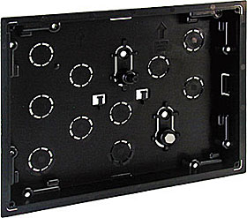 F.m. installation box, black