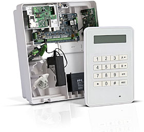 GFlex 50 (V3) control panel with comm and MK8 keyprox ASK, plastic box (7Ah)