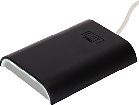 Stolná USB čítačka 13,56 MHz a 125 kHz kariet, konfigurácia možná cez web.prehl.