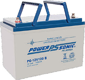 Battery 12V/100Ah with terminals Bolt M6