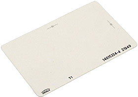 Indala proximity card, ISO type, directly printable. Programmed (26b Wiegand)