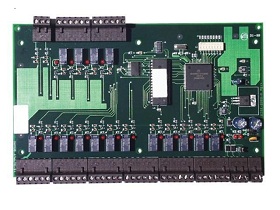 I/O modul se 16 reléovými výstupy systému PRO-3200