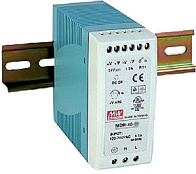 Průmyslový spínaný zdroj 230V/48VDC-40W s nastavitelným výstupním napětím