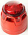 ENscape sounder & beacon, red, red flash, low profile base, EN54-3