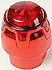 ENscape sounder & beacon, red, red flash, low profile base, EN54-3