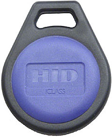 Contactless keyfob iCLASS SE + iCLASS (Classic), 2Kb memory, rounded