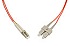 Patch kabel Solarix 50/125 LCpc/SCpc MM OM2 3m duplex SXPC-LC/SC-PC-OM2-3M-D