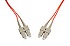 Patch kabel Solarix 50/125 SCpc/SCpc MM OM2 2m duplex SXPC-SC/SC-PC-OM2-2M-D