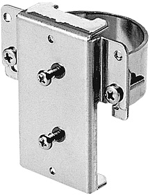 Pole mounting brackets (pair) for PB-TK/TE photoelectric detectors