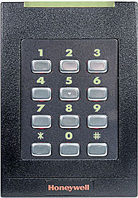 SIO-enabled reader with keypad for iClass/Mifare/DESFire cards, pigtail