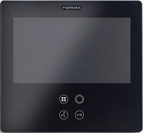 Černý SMILE VDS 7" videotelefon, handsfree, povrchová montáž