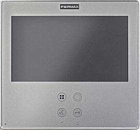 Stříbrný SMILE VDS 7" videotelefon, handsfree, povrchová montáž