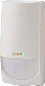 Dual detector, 10,525 GHz, range 15m, digital active IR AM, optional plug-in EOL