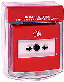 New Call Point Stopper surface mounted - with fire label