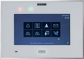 VIVO IP monitor s 7" kapacitní obrazovkou , rozměry 233x164x20 mm
