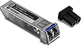 Small Form-factor,  IEEE 802.3z Gigabit Ethernet, Single-Mode, LC (10km)