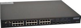 PoE+ SNMP switch 24xGE+2xCombo SFP+2xSFP, PoE budget 320W