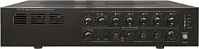 Rozhlasová ústředna 240W, 1-2 audio kanály, 5-6 zón