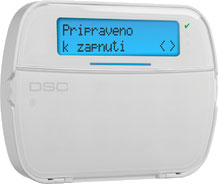 Bezdrôtová LCD klávesnica s čítačkou pre PowerNeo s 1 kl. zónou/PGM výstupom