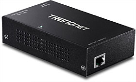 Extender a zesilovač pro Gigabit PoE+ Ethernet, napájení PoE/PoE+/48VDC