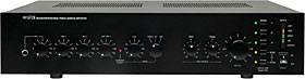 Rozhlasová ústředna, 200W/100V, 8 vstupů, 4 zóny