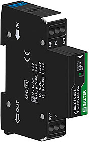 Surge protection, visual and remote fault signalling