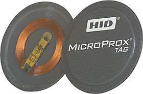 HID proximity self-adhesive tag