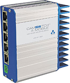 CAMSWITCH 4 Mobile, 4x PoE + 1x nonPoE, napájení 8-40V, celkový výstup až 80W