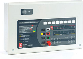 Standard 4 zone conventional fire alarm panel