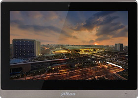 Domovní IP videotelefon s 10" dotykovým LCD, handsfree, černý