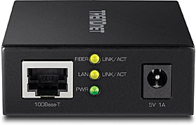 Jednoduchý a univerzální SFP media konvertor 10/100Base-TX