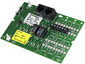 Relay output card (2 output per zone relays)