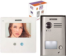 BUS2 Way Slim video kit pro 1 účastníka, 4,3" Way Slim videotelefon