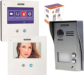 BUS2 Way Slim video kit pro 2 účastníky, 4,3" Way Slim videotelefony