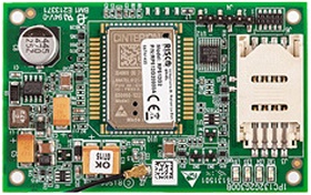 Plug-in GSM/GPRS modul pro G2 sítě, nasouvá se do konektoru na desce ústředny