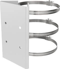 Hik whiteSteel(mounting board) & Stainless Steel(clamp)Diameter of clamp:  67-12