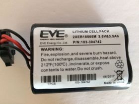 Bateriový pack Li-SOCI2 3.6V/3.5Ah, set pro sirénu obsahuje 2x pack a kabel