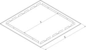 Sada pro zazdění hybridního rozvaděče RNA/SNA v.333, RAL9003 hladká lesklá