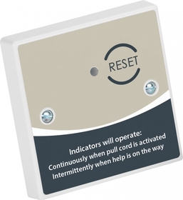 Accessible toilet reset point c/w sounder