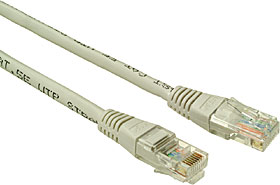 Patch kabel 2m UTP SOLARIX, CAT5E, šedý