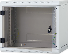 19" rozvaděč jednodílný 6U/600mm odnímatelné boční kryty RAL7035